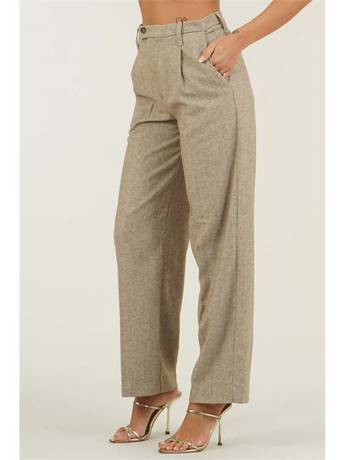 Pantalone in misto lana Elmas Phil | 011264BEIGE